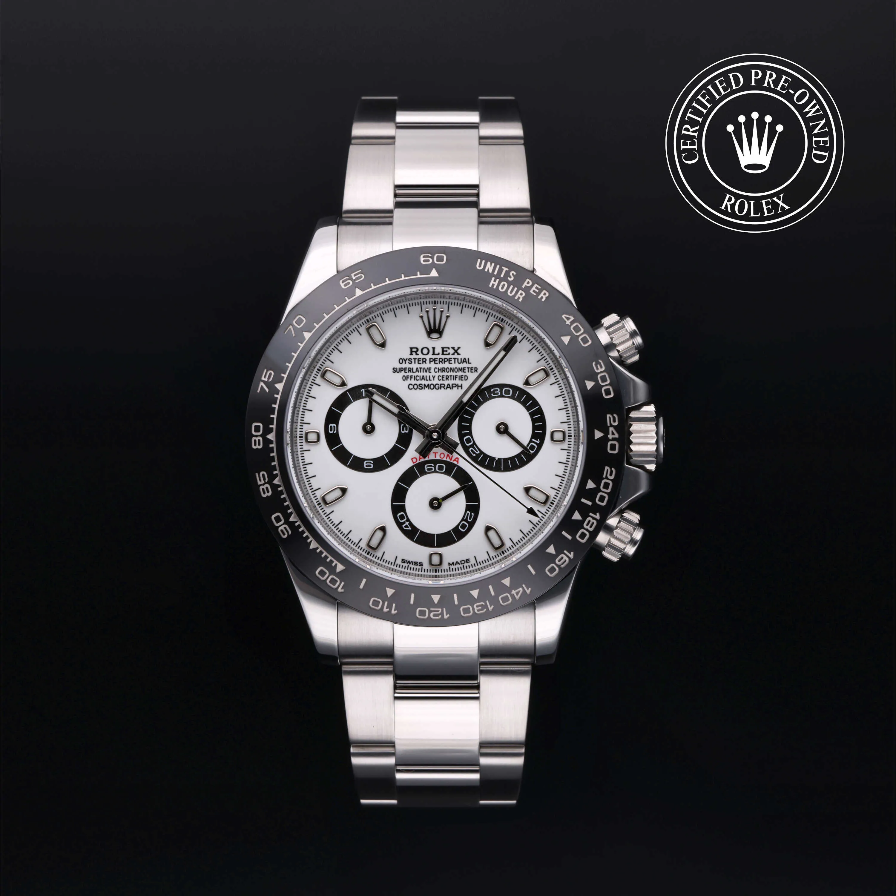 Rolex Oyster Perpetual "Cosmograph Daytona" M116500LN-0001 40mm Stainless steel White