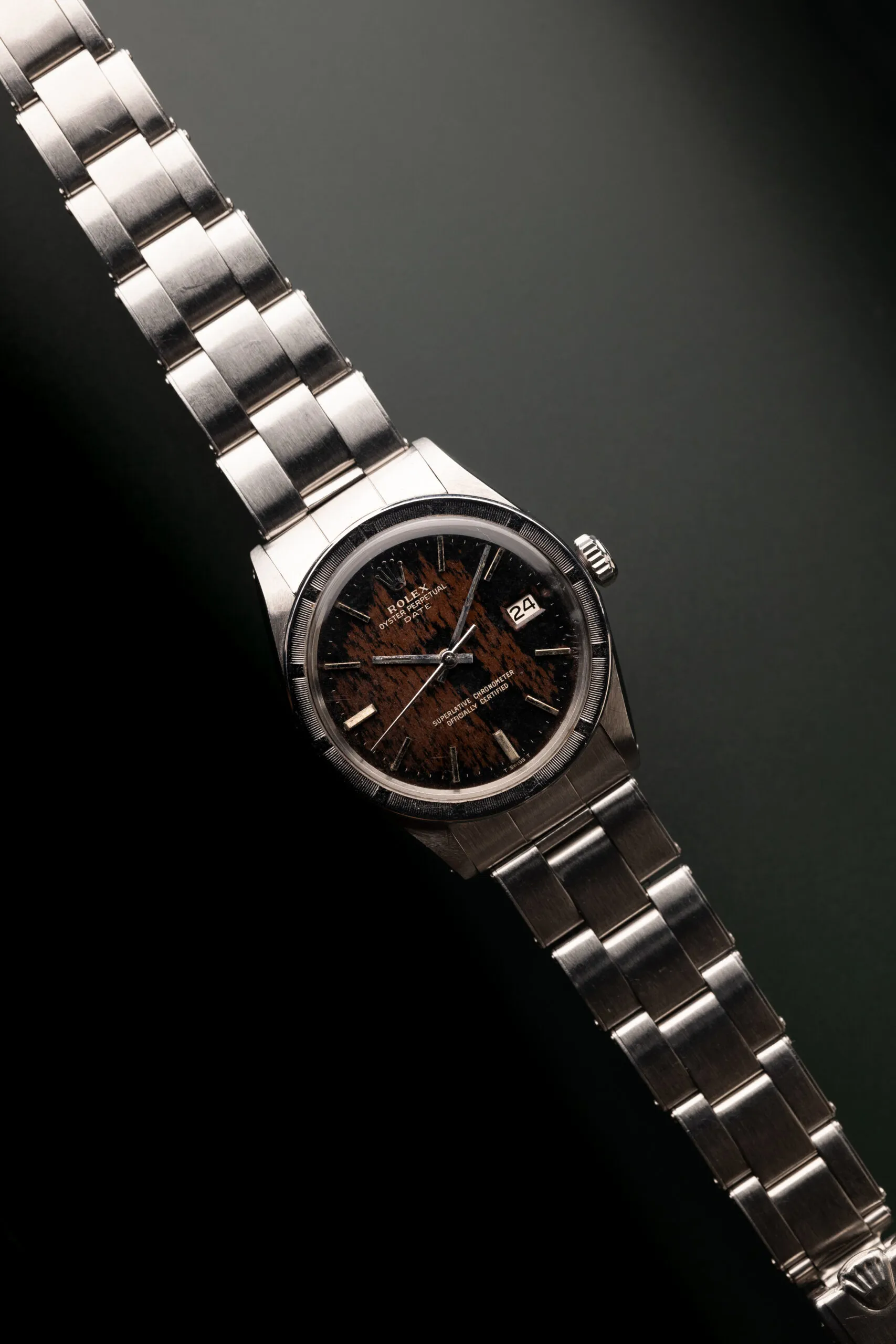 Rolex Oyster Perpetual Date 1501 40mm Stainless steel Brown