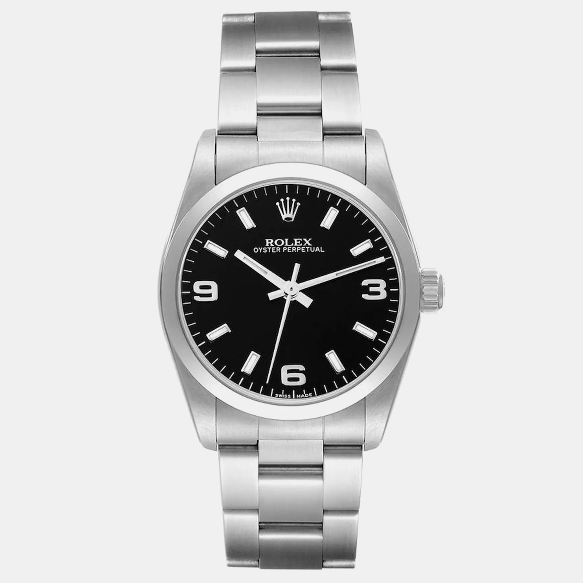 Rolex Oyster Perpetual 31mm Stainless steel Black