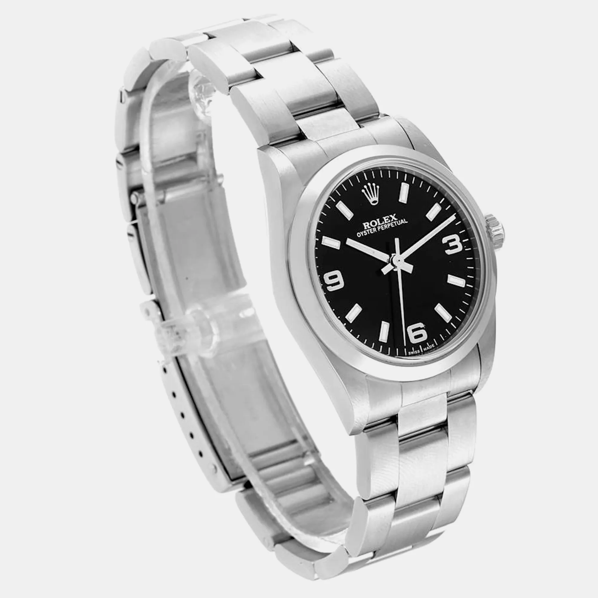 Rolex Oyster Perpetual 31mm Stainless steel Black 3
