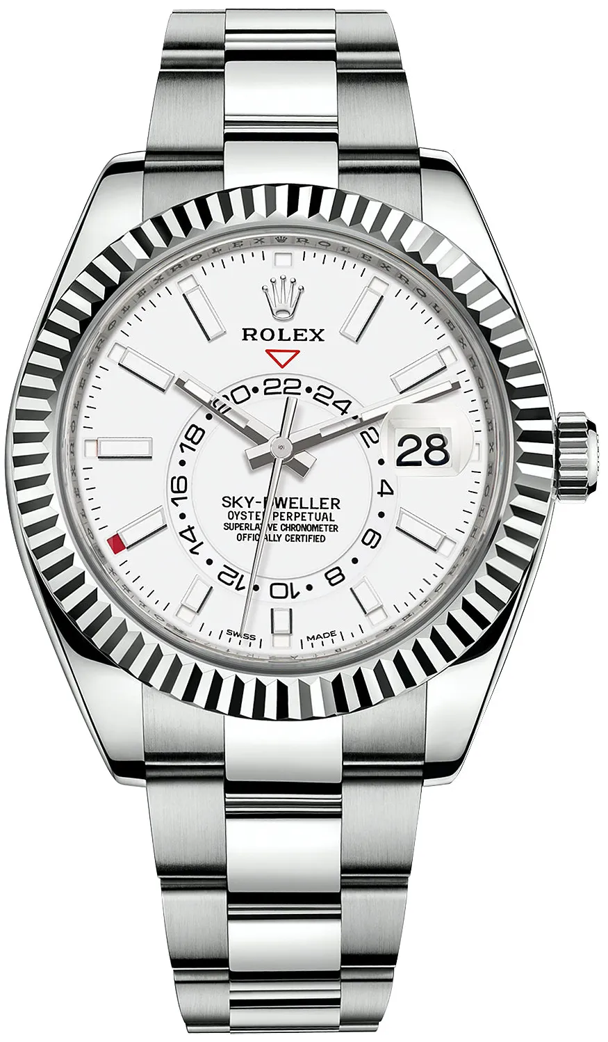 Rolex Sky-Dweller 326934-0001 42mm Stainless steel White