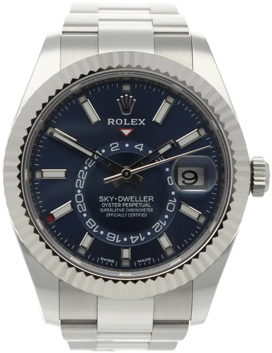 Rolex Sky-Dweller 326934-0003 42mm Stainless steel Blue