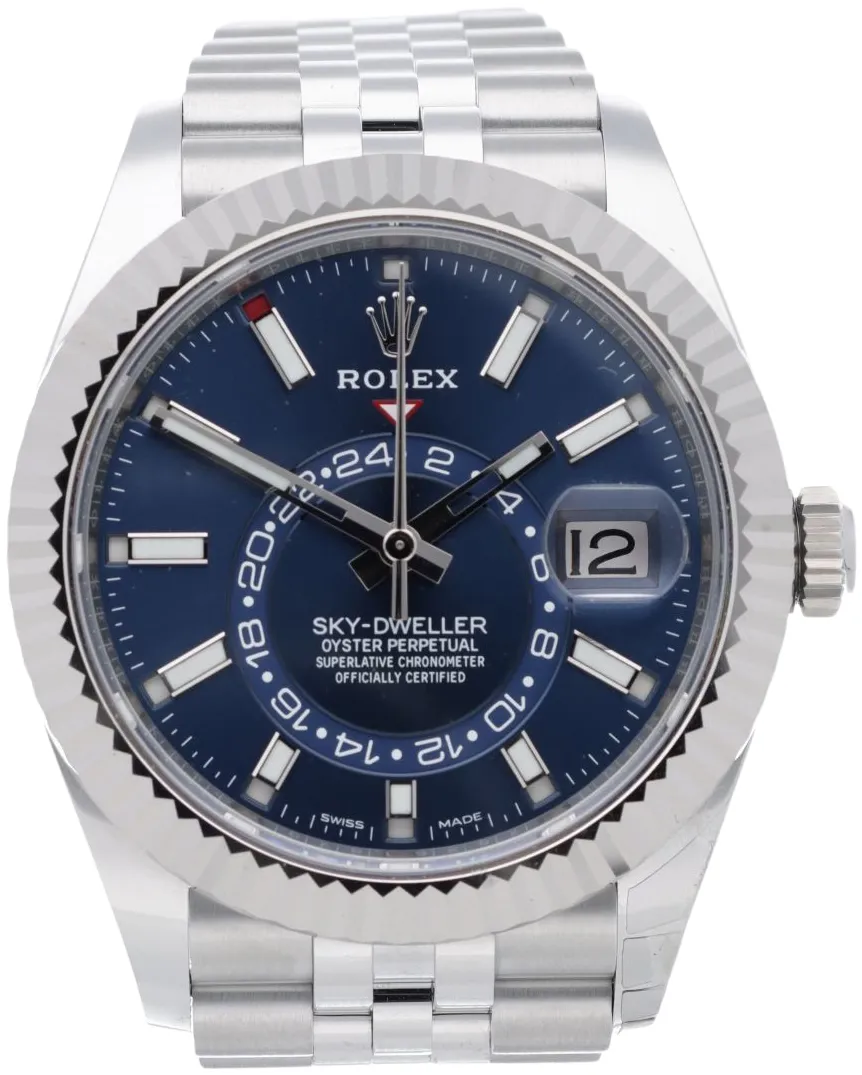 Rolex Sky-Dweller 326934-0004 42mm Stainless steel Blue