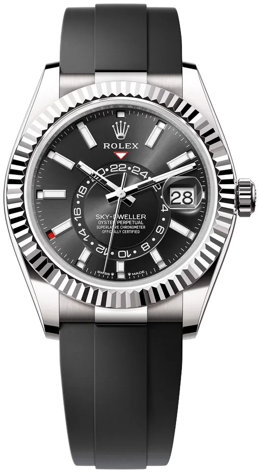 Rolex Sky-Dweller 336239-0002 42mm 18k white gold Black