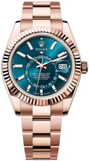 Rolex Sky-Dweller 336935-0001 Everose gold Blue and Green