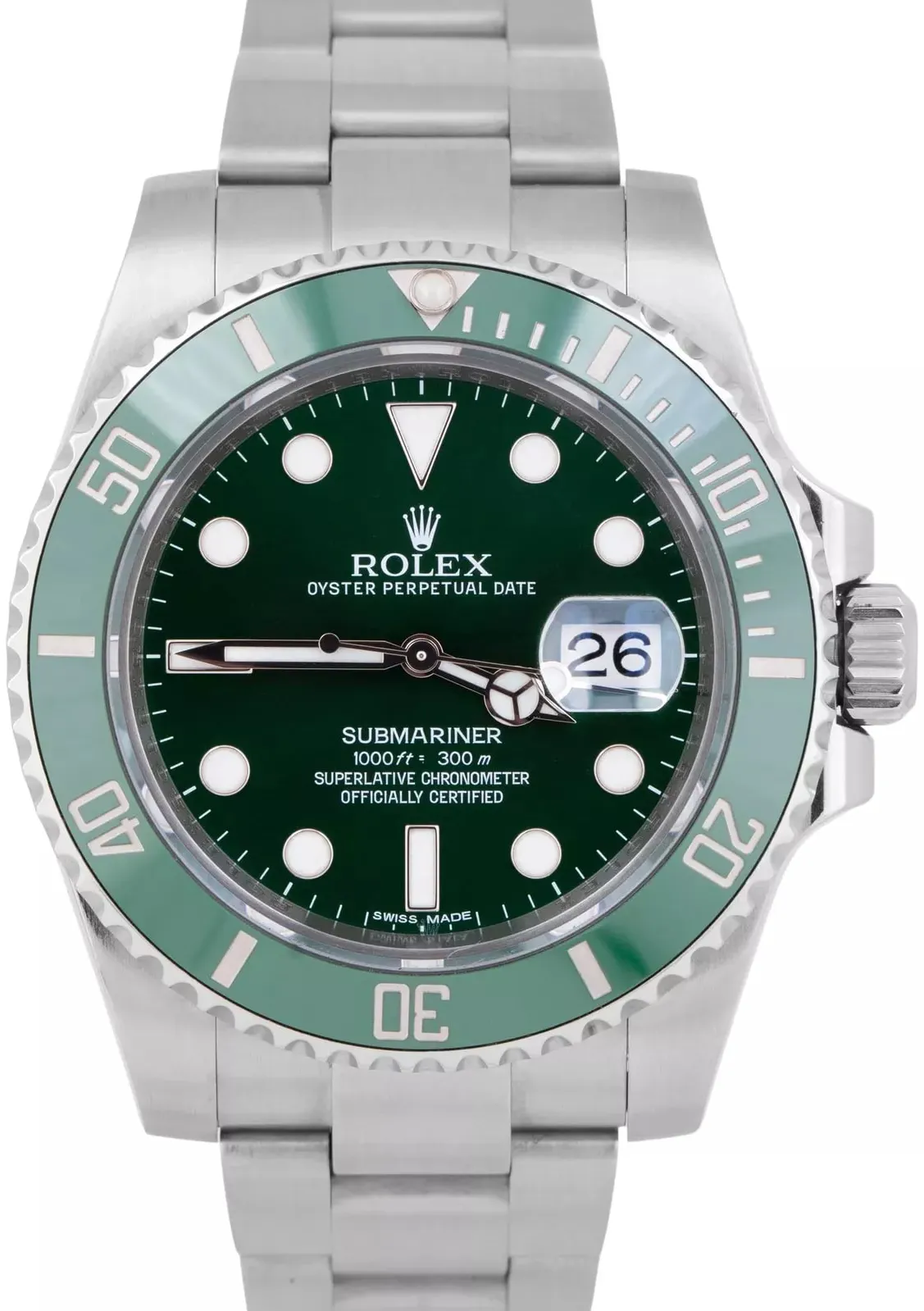 Rolex Submariner 116610LV 40mm Stainless steel Green