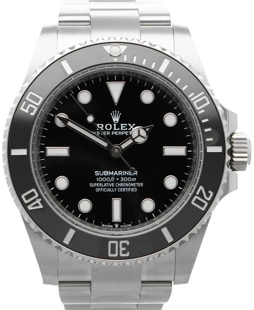 Rolex Submariner 124060-0001 41mm Oystersteel Black