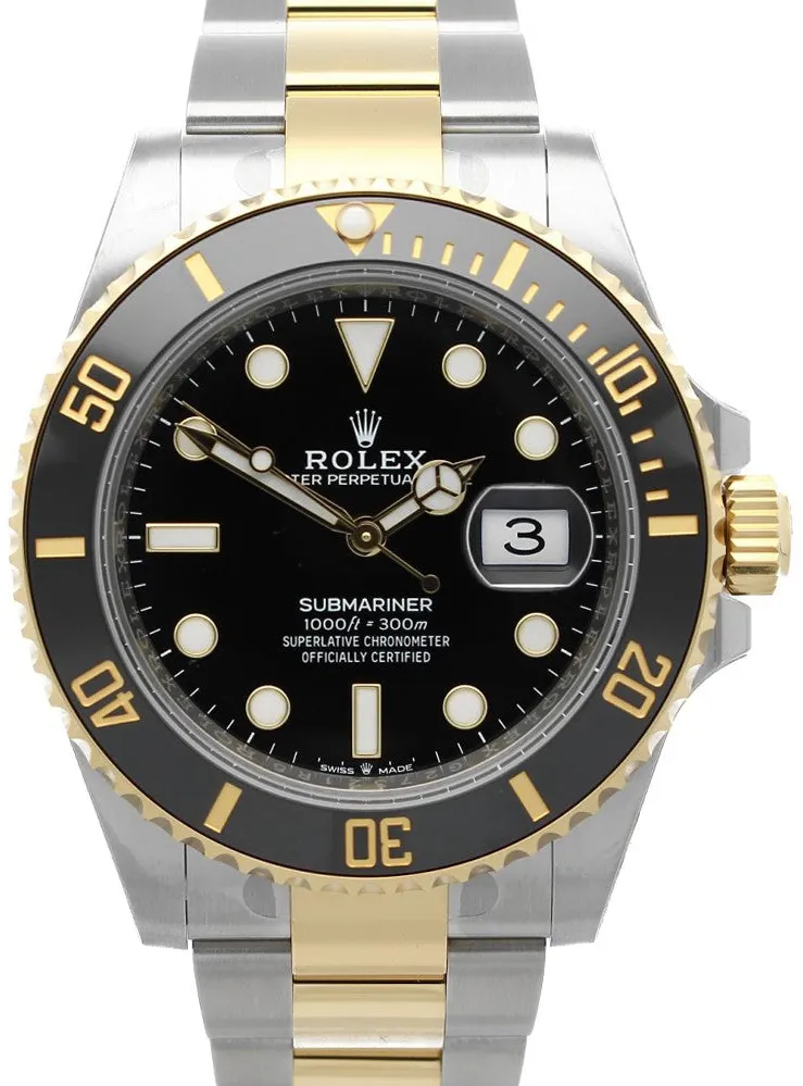 Rolex Submariner 126613LN-0002 41mm Yellow gold and Oystersteel Black