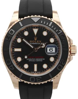 Rolex Yacht-Master 126655-0002 Everose gold Black