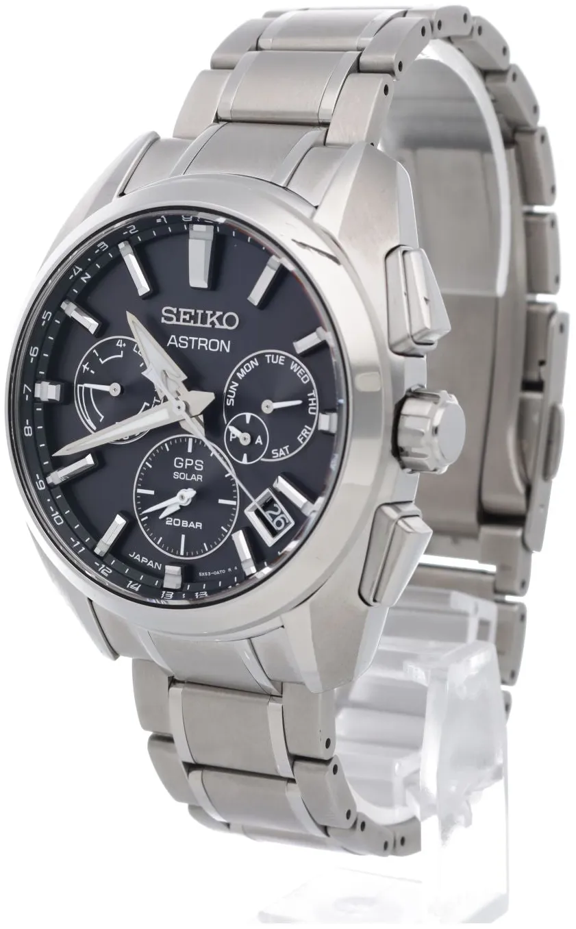 Seiko Astron SSH067J1 42.5mm Stainless steel Black 1