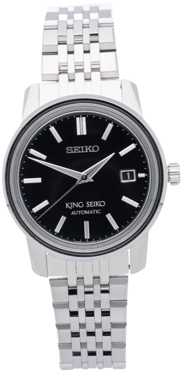 Seiko King Seiko SJE091J1 38.5mm Stainless steel Black 7