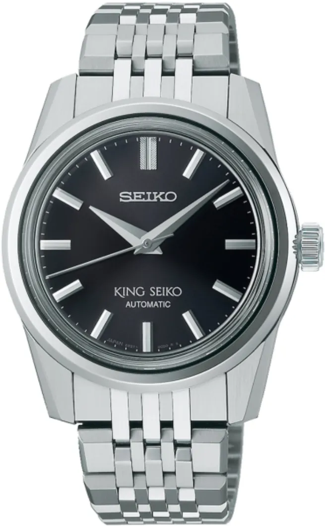 Seiko King Seiko SPB283J1 37mm Stainless steel Black