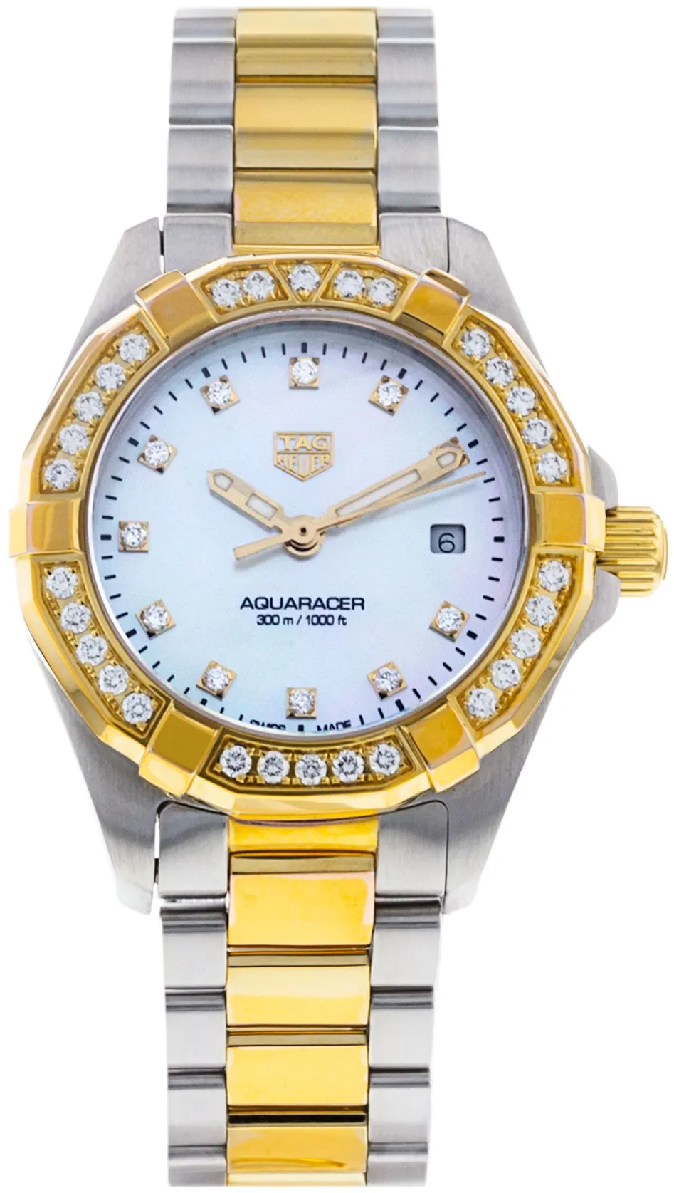 TAG Heuer Aquaracer WBD1423.BB0321 27mm Yellow gold and stainless steel