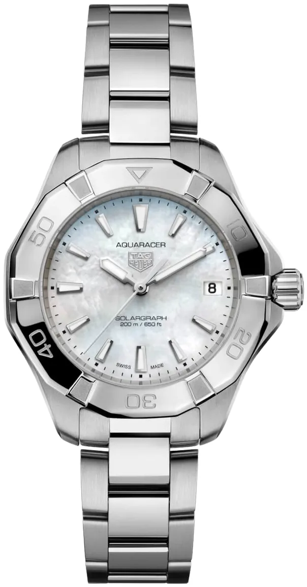 TAG Heuer Aquaracer WBP1312.BA0005 34mm Stainless steel Mother-of-pearl