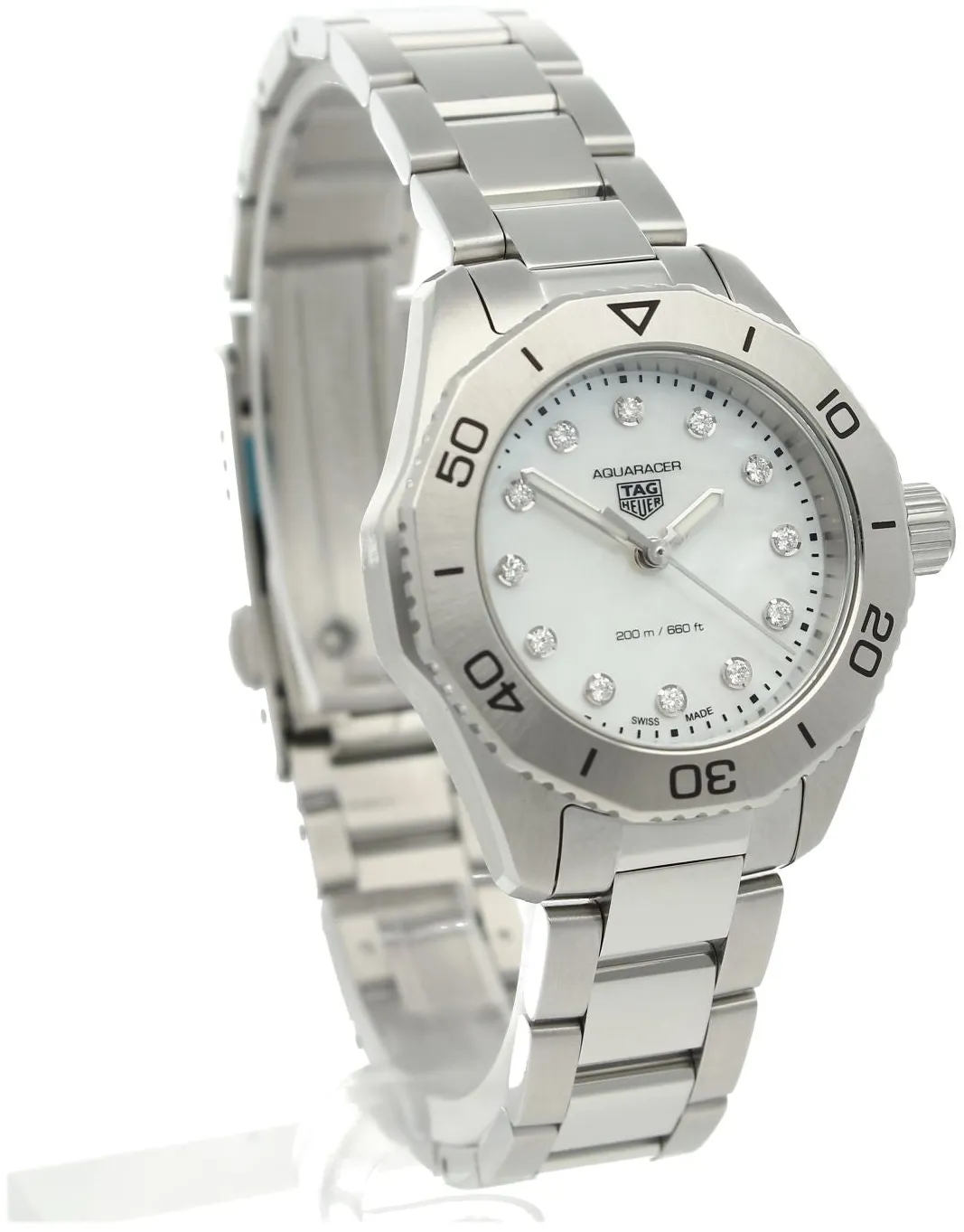 TAG Heuer Aquaracer WBP1416.BA0622 30mm Stainless steel White 6