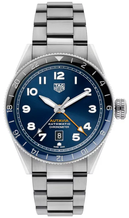 TAG Heuer Autavia WBE511A.BA0650 42mm Stainless steel Blue