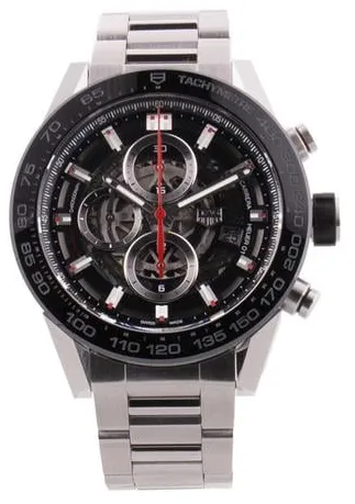 TAG Heuer Carrera CAR2A1W.BA0703 45mm Stainless steel Skeleton