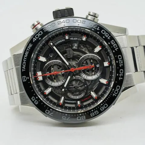 TAG Heuer Carrera CAR2A1W.BA0703 45mm Stainless steel Skeleton