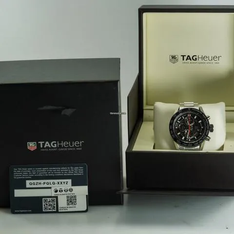 TAG Heuer Carrera CAR2A1W.BA0703 45mm Stainless steel Skeleton 1