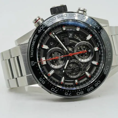 TAG Heuer Carrera CAR2A1W.BA0703 45mm Stainless steel Skeleton 4