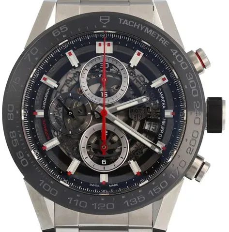 TAG Heuer Carrera CAR2A1W.BA0703 43mm Stainless steel Skeleton