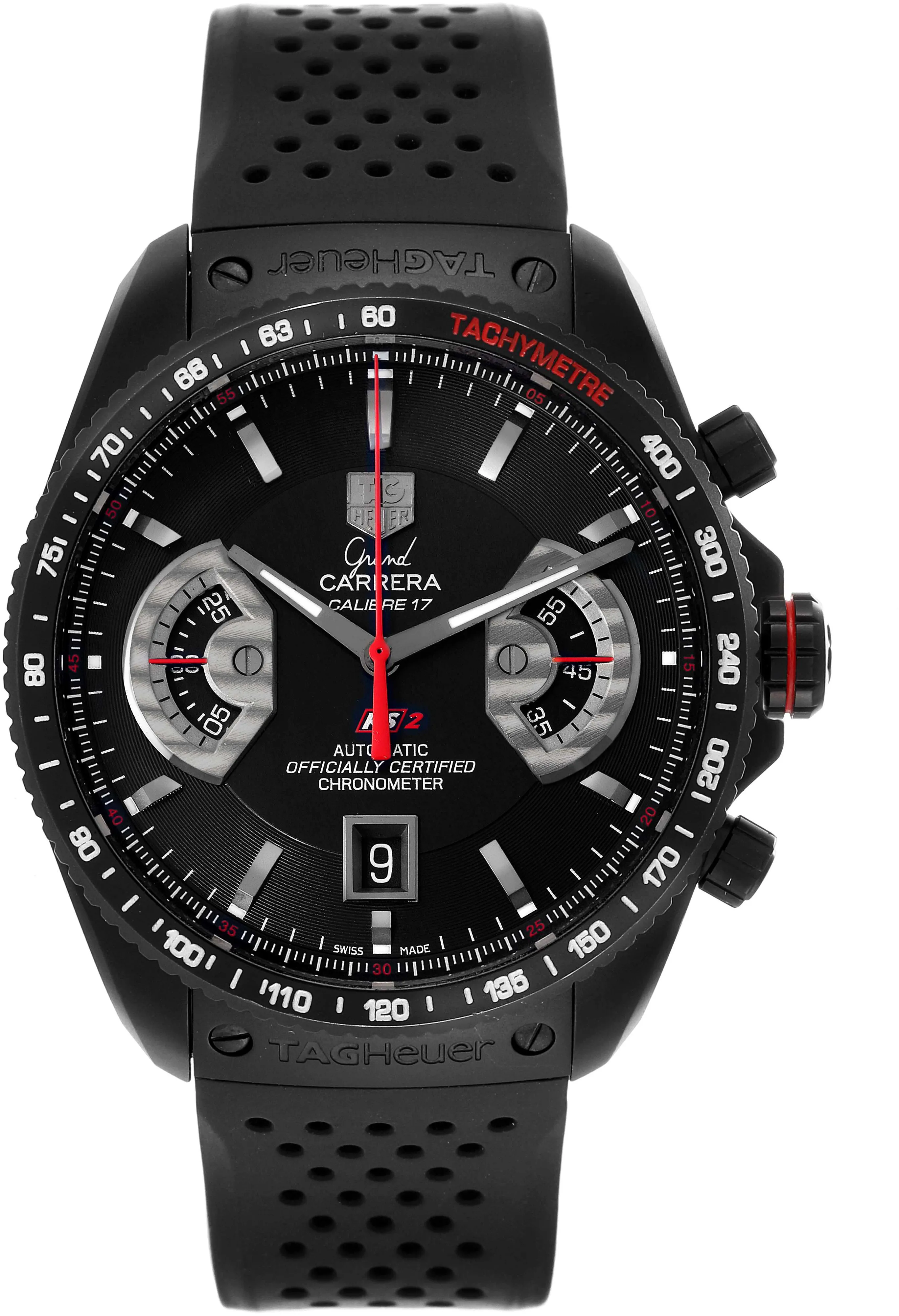 TAG Heuer Carrera CAV518B.FT6016 43mm Titanium and PVD Black 5