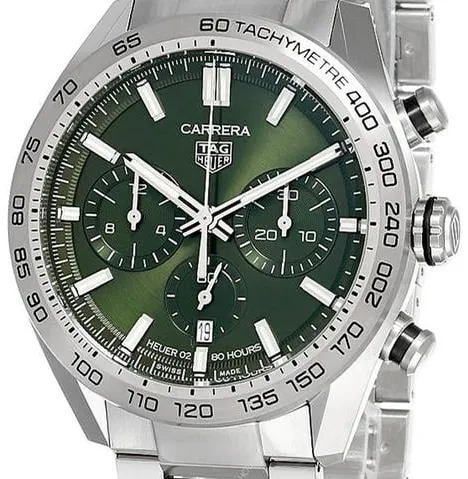 TAG Heuer Carrera CBN2A10.BA0643 44mm Stainless steel Green