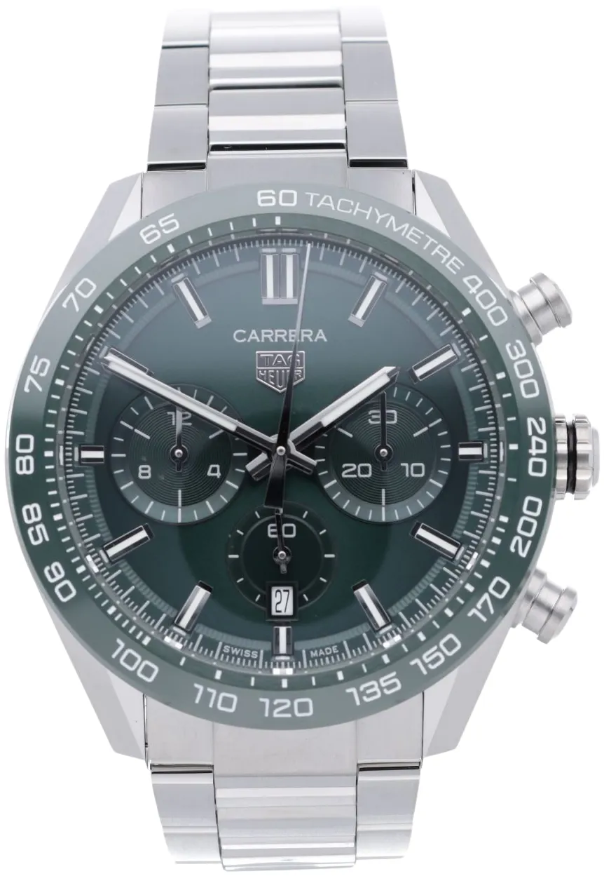 TAG Heuer Carrera CBN2A1N.BA0643 44mm Stainless steel Green