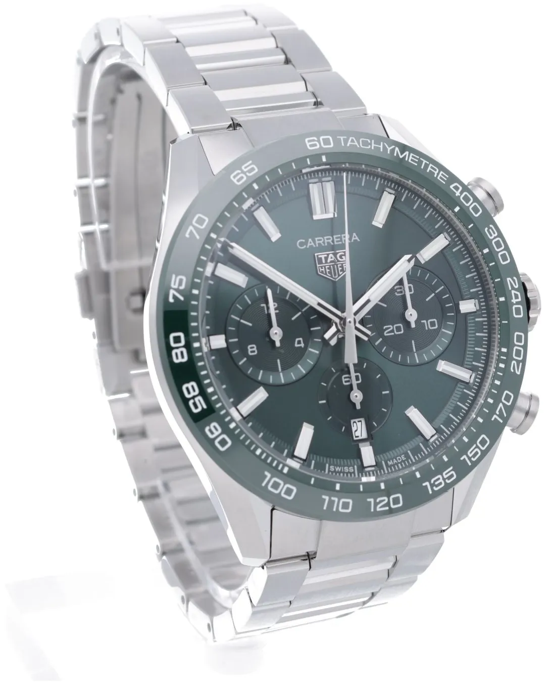 TAG Heuer Carrera CBN2A1N.BA0643 44mm Stainless steel Green 6