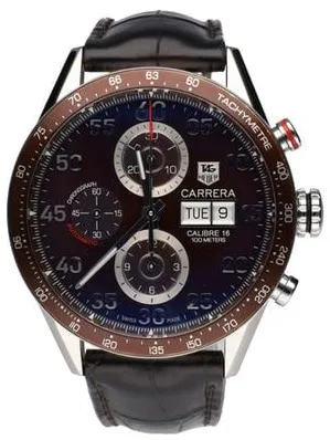 TAG Heuer Carrera CV2A12 43mm Steel Brown