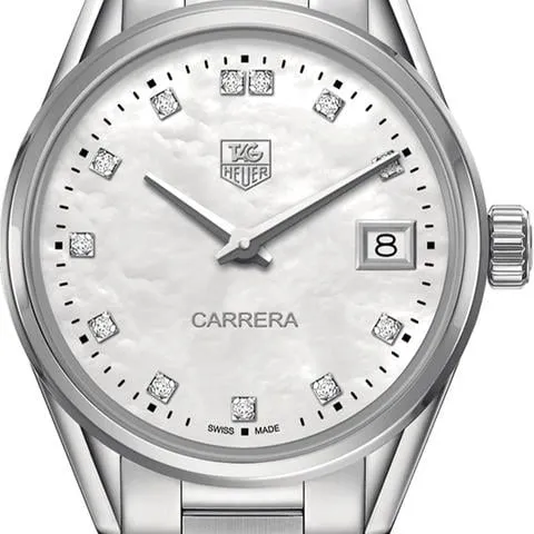 TAG Heuer Carrera Lady WAR1314.BA0778 32mm Stainless steel White