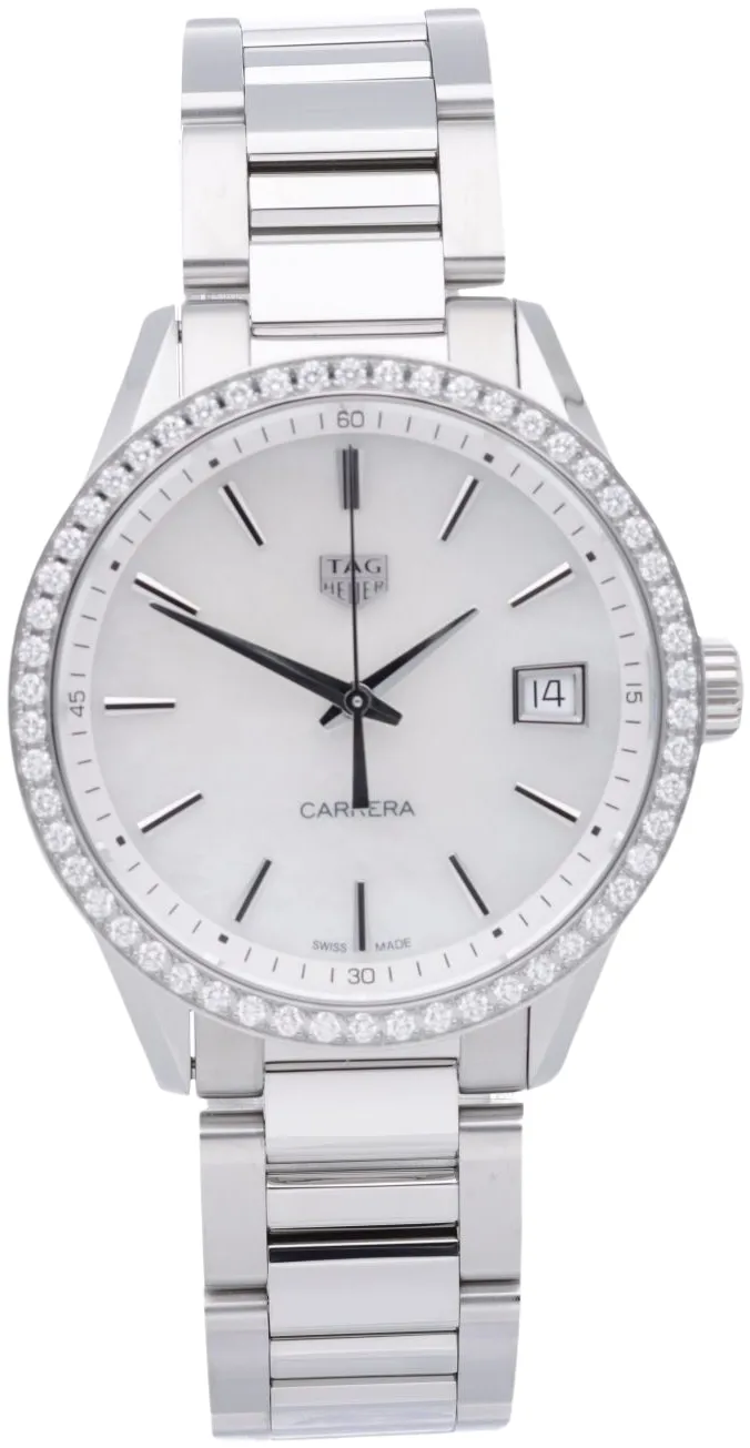 TAG Heuer Carrera Lady WBK1316.BA0652 36mm Stainless steel Mother-of-pearl