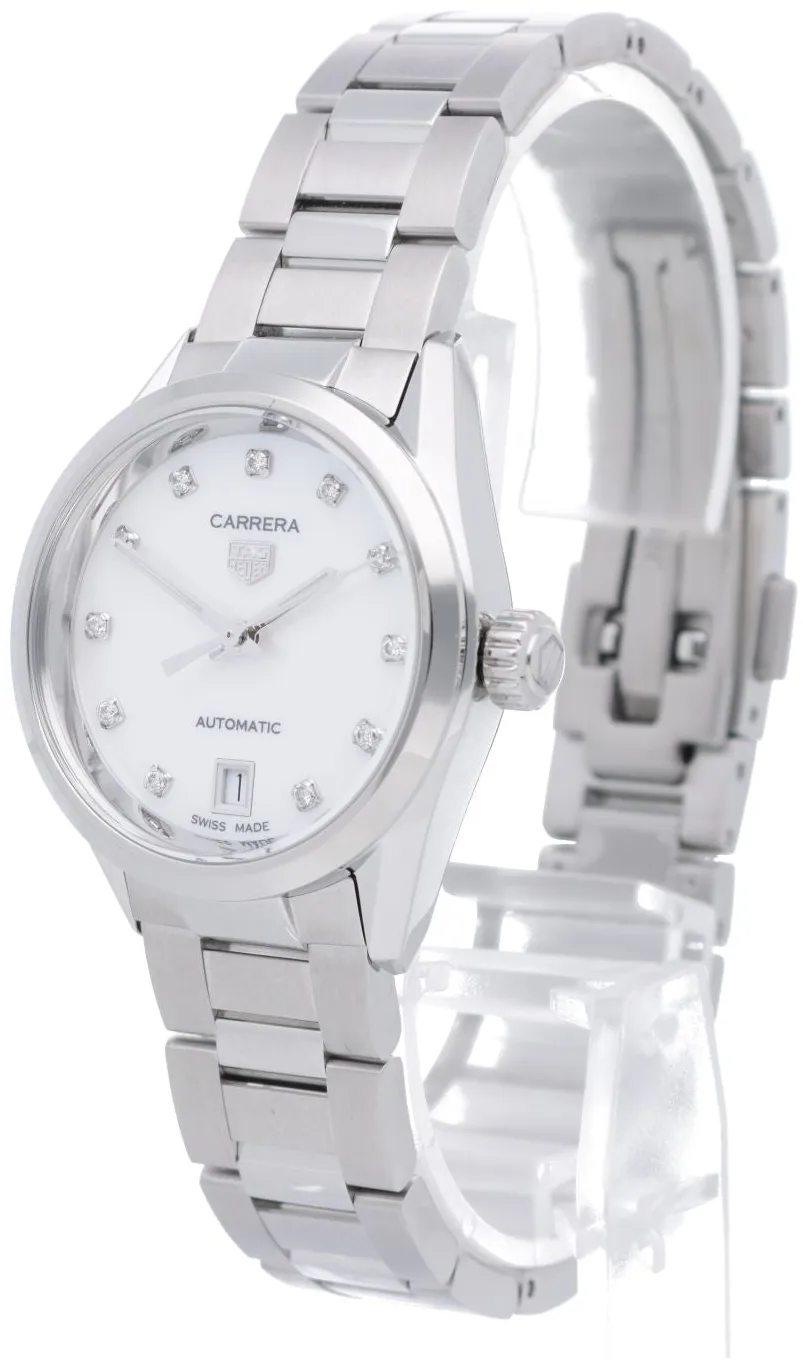 TAG Heuer Carrera Lady WBN2412.BA0621 29mm Stainless steel White 1