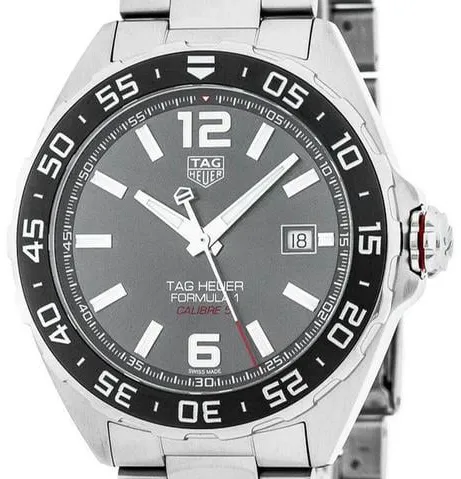 TAG Heuer Formula 1 Calibre 5 WAZ2011.BA0842/WAZ2011BA0842 43mm Stainless steel Black