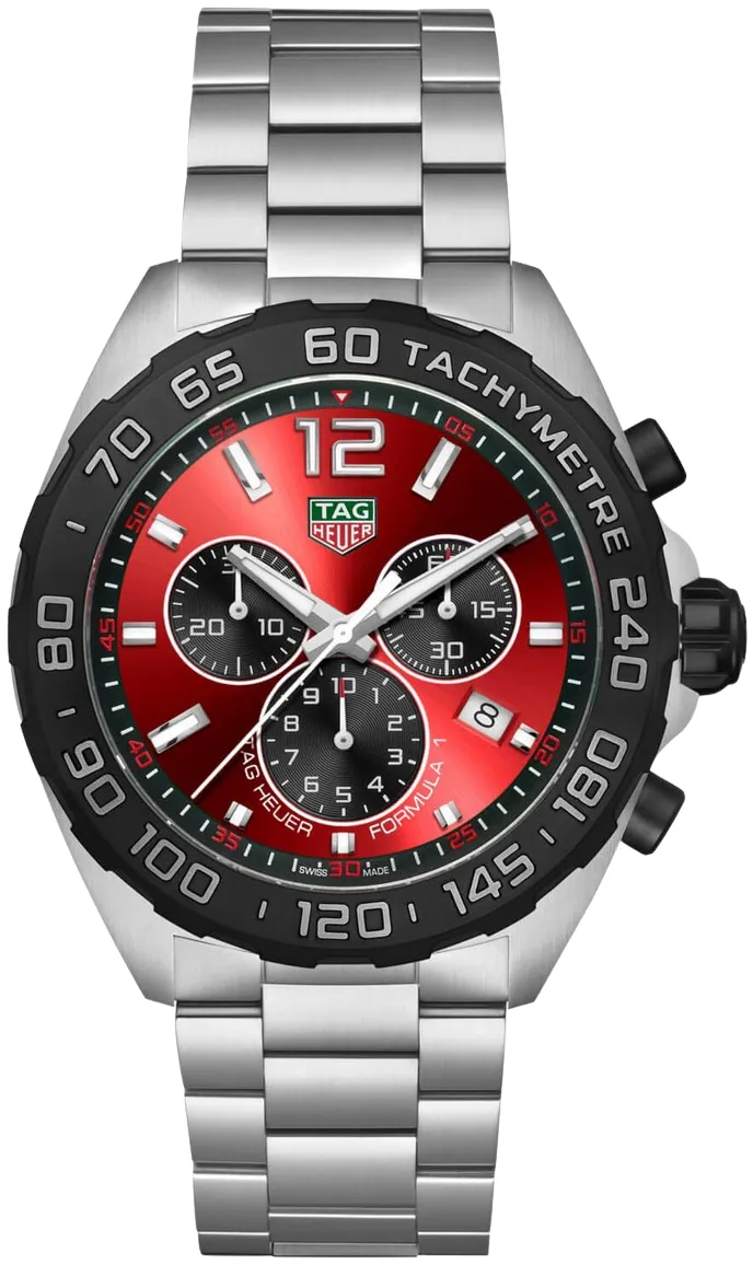 TAG Heuer Formula 1 CAZ101AN.BA0842 43mm Stainless steel Red