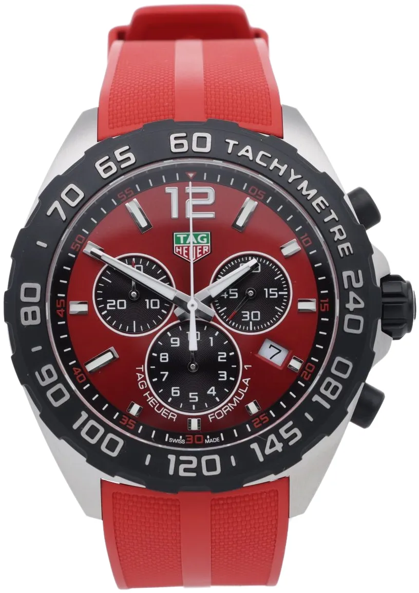 TAG Heuer Formula 1 CAZ101AN.FT8055 43mm Stainless steel Red