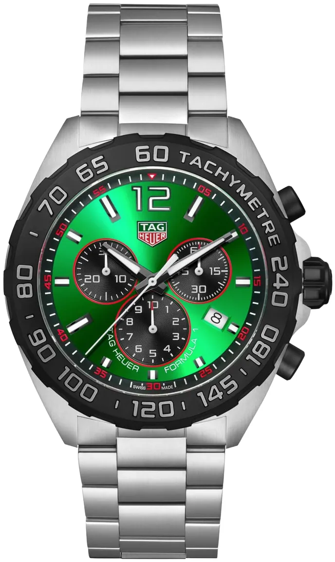 TAG Heuer Formula 1 CAZ101AP.BA0842 43mm Stainless steel Green 1