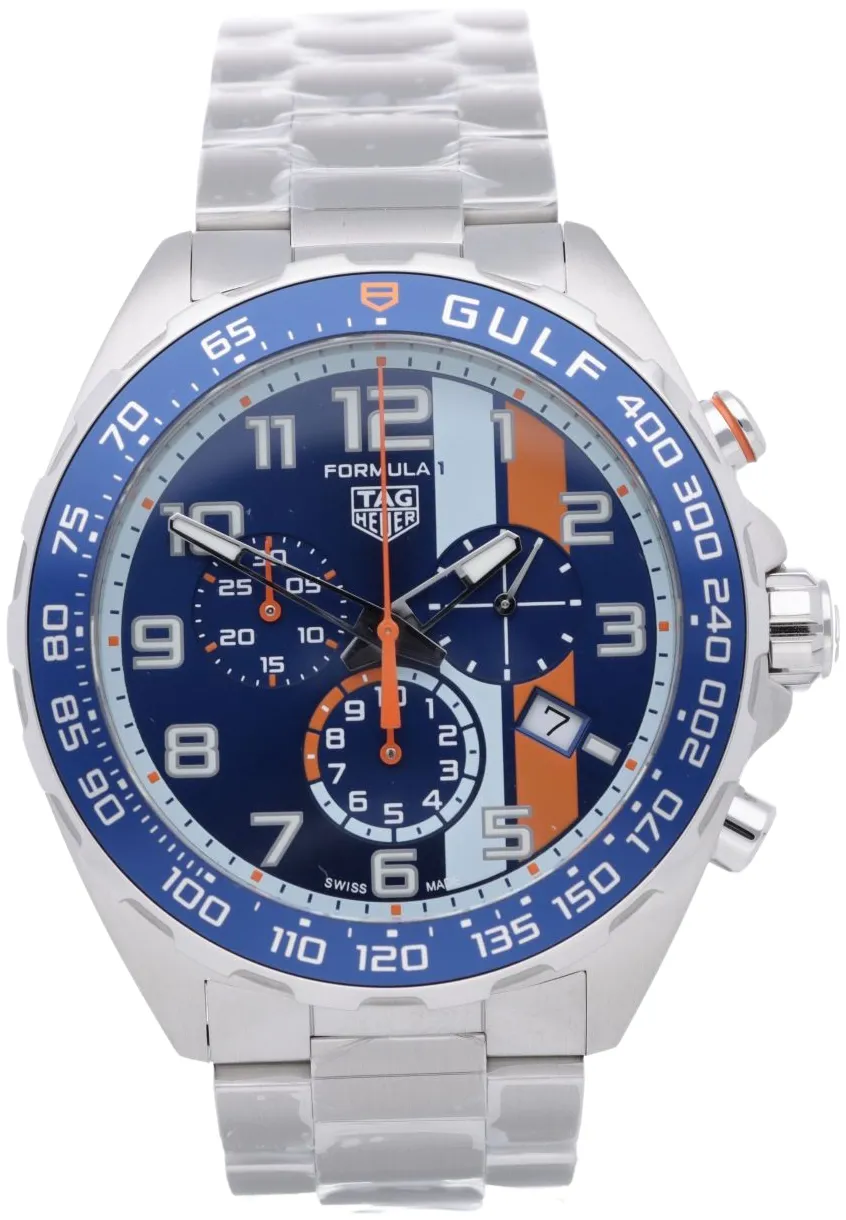 TAG Heuer Formula 1 CAZ101AT.BA0842 43mm Stainless steel Blue 7