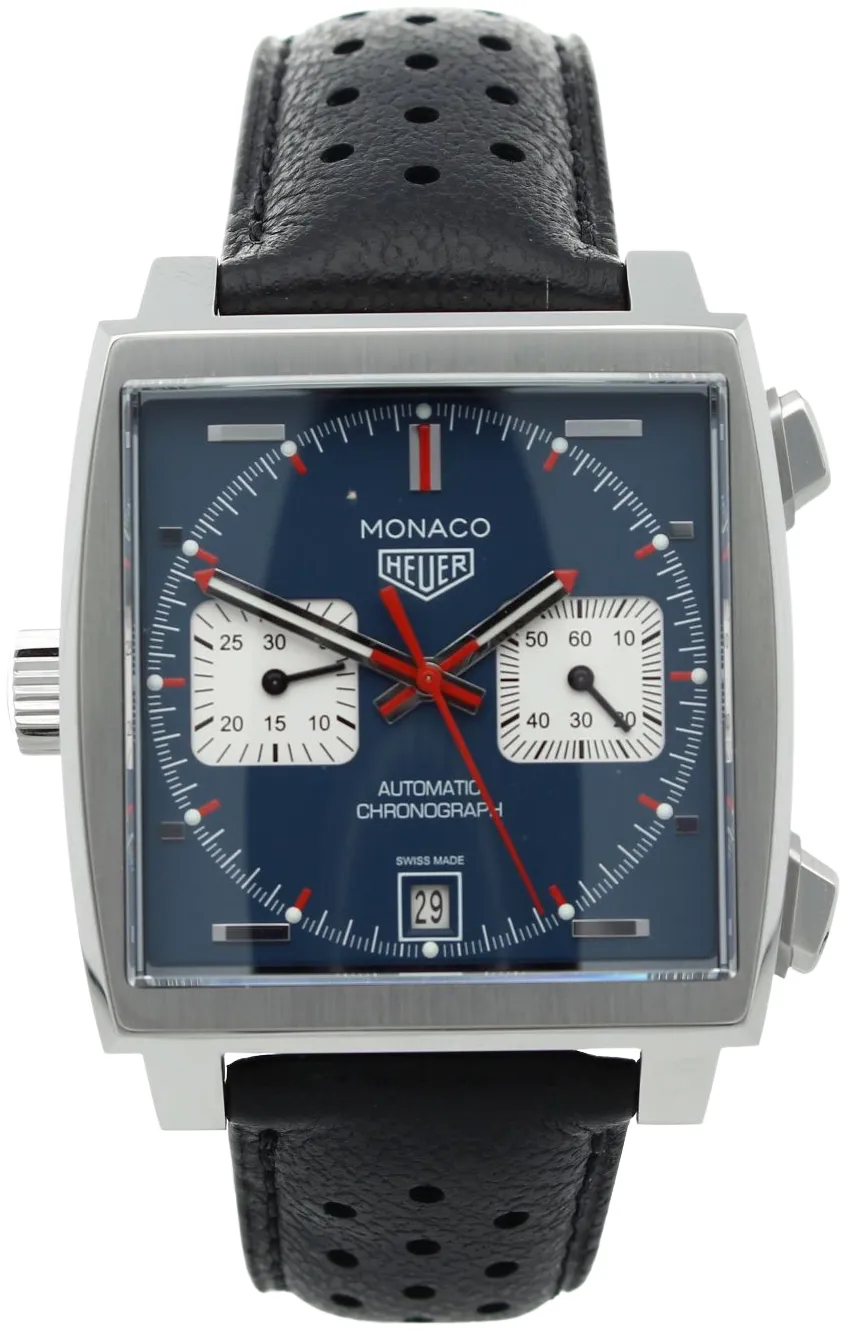 TAG Heuer Monaco Calibre 11 CAW211P.FC6356 39mm Stainless steel Blue