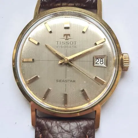 Tissot Heritage Visodate 34mm Gold-plated Silver 7