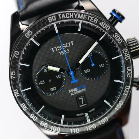 Tissot PRS 516 T100.427.36 45mm Stainless steel Black