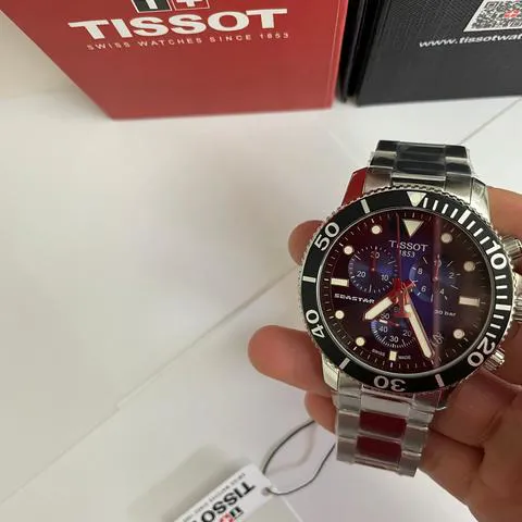 Tissot Seastar T120.417.11.041.01 45.5mm Stainless steel Black