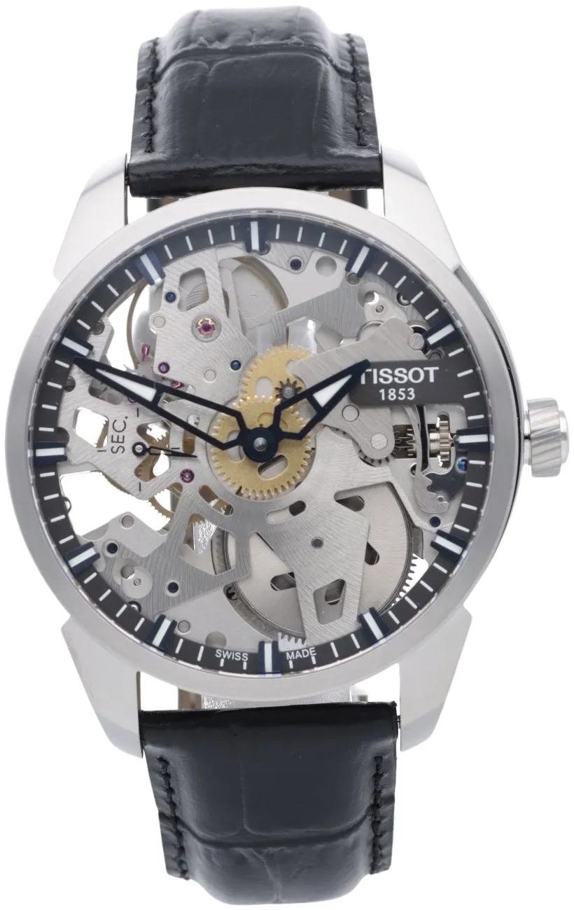 Tissot T-Classic T0704051641100 43mm Stahl Skelett / Metall