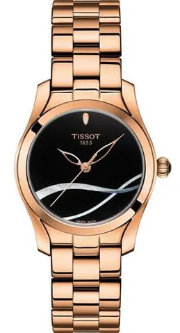 Tissot T-Wave T1122103305100 30mm Stainless steel Black