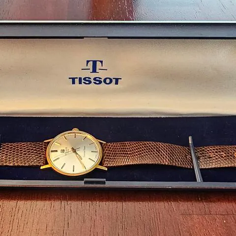 Tissot Visodate 315T 34mm Yellow gold Silver 1