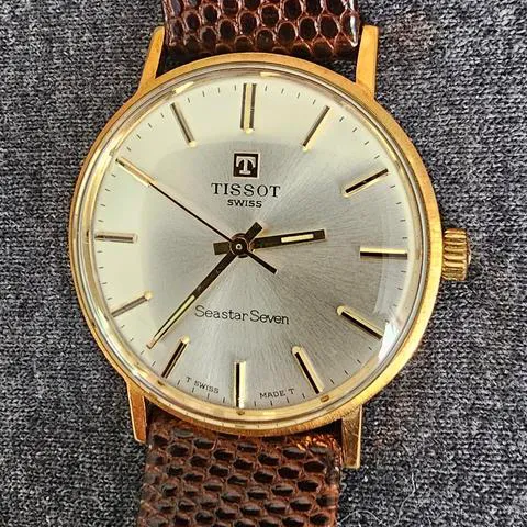 Tissot Visodate 315T 34mm Yellow gold Silver 8