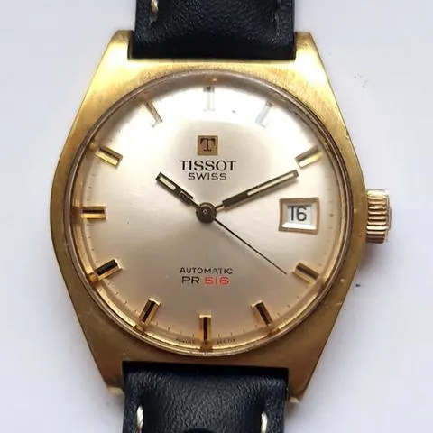 Tissot 34mm Gold-plated Silver