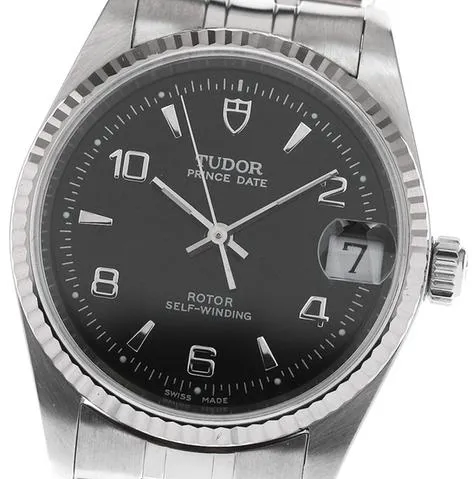 Tudor 72034 31mm Stainless steel Black