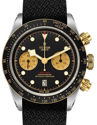 Tudor Black Bay Chrono M79363N-0003 41mm Yellow gold and stainless steel Black