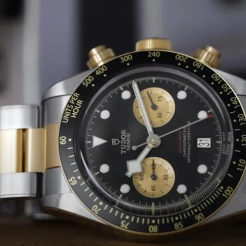 Tudor Black Bay Chrono S&G M79363N-0001 41mm Yellow gold and Stainless steel Black